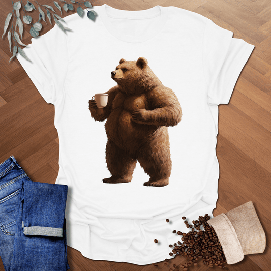 Bear With Coffee T-Shirt