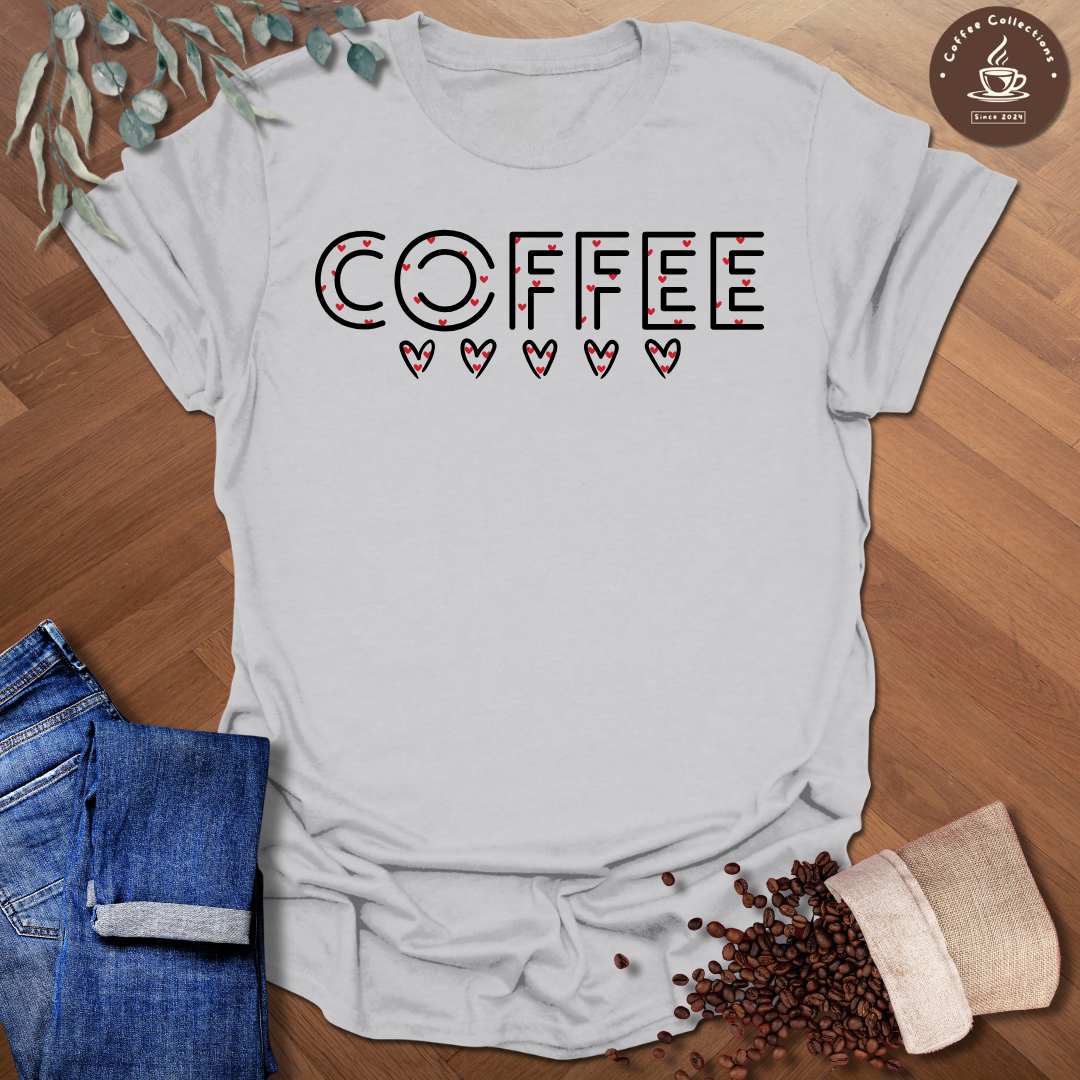 Coffee Hearts T-Shirt