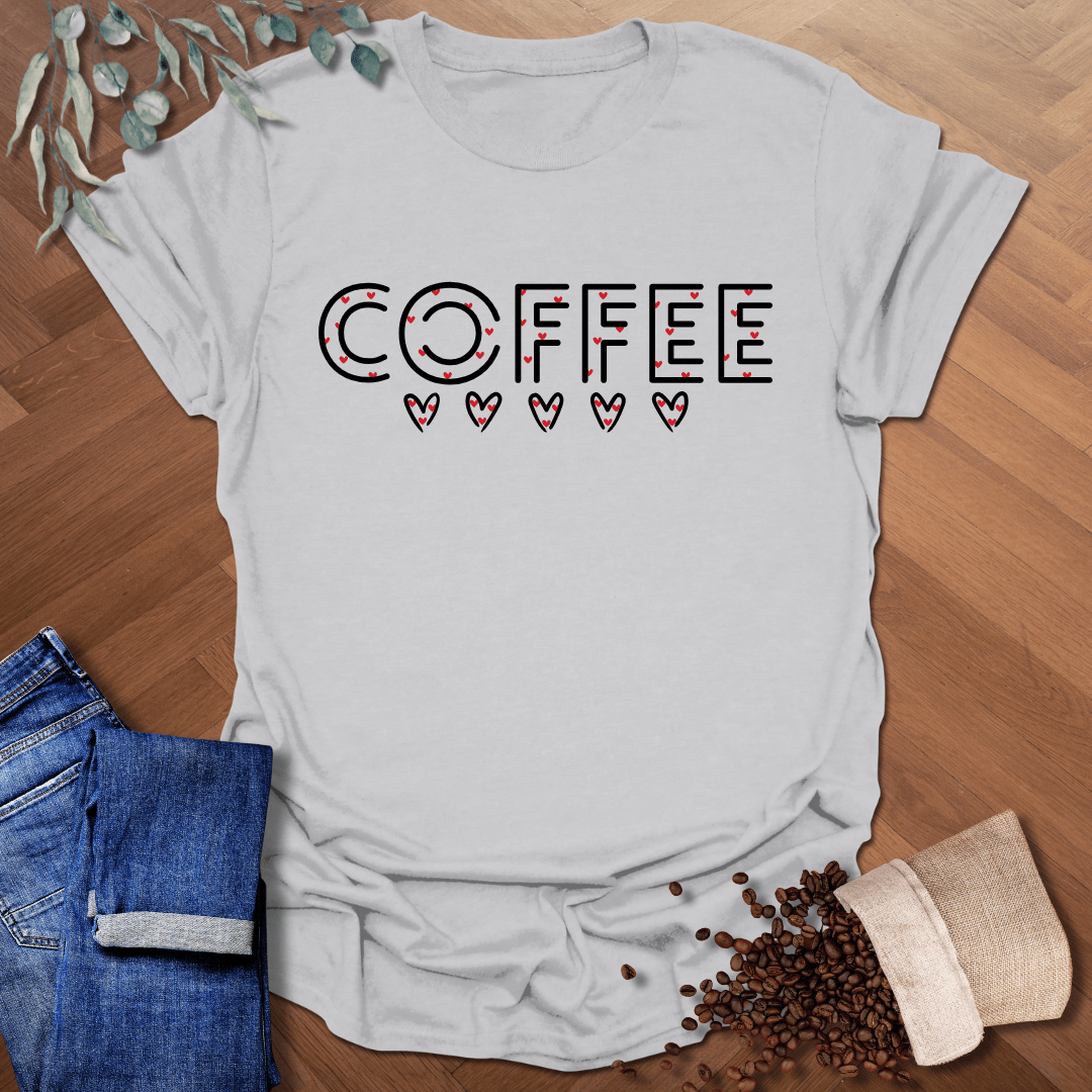 Coffee Hearts T-Shirt