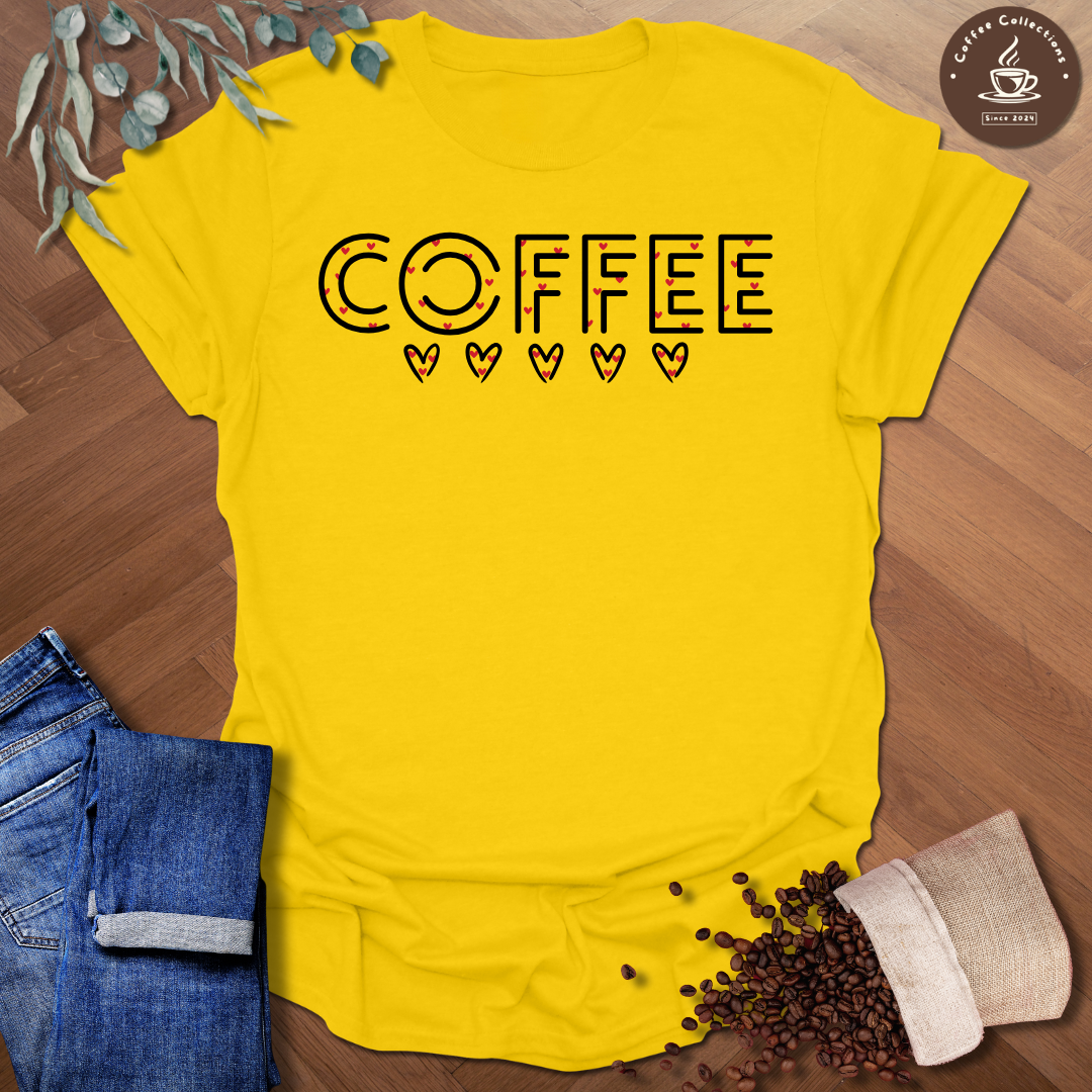 Coffee Hearts T-Shirt
