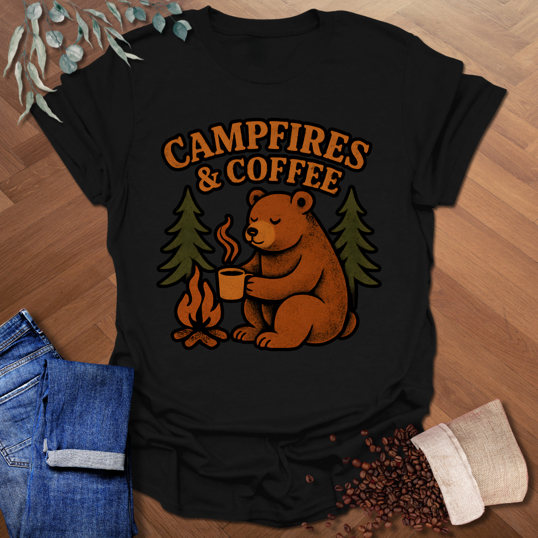 Campfires & Coffee T-Shirt