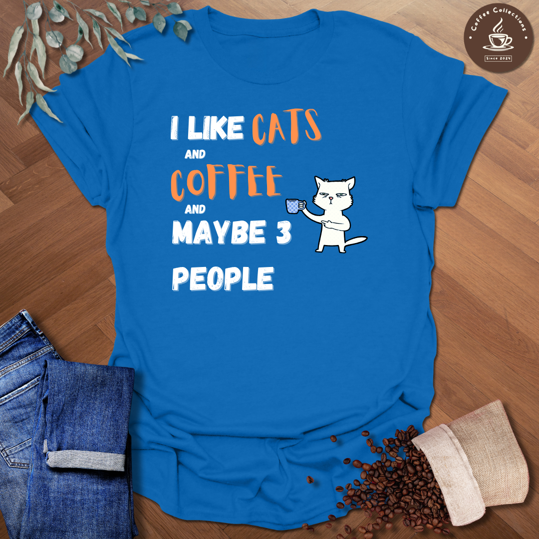 Cats and Coffee T-Shirt