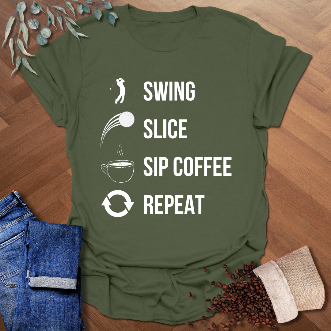 Swing Slice Sip Repeat T-Shirt