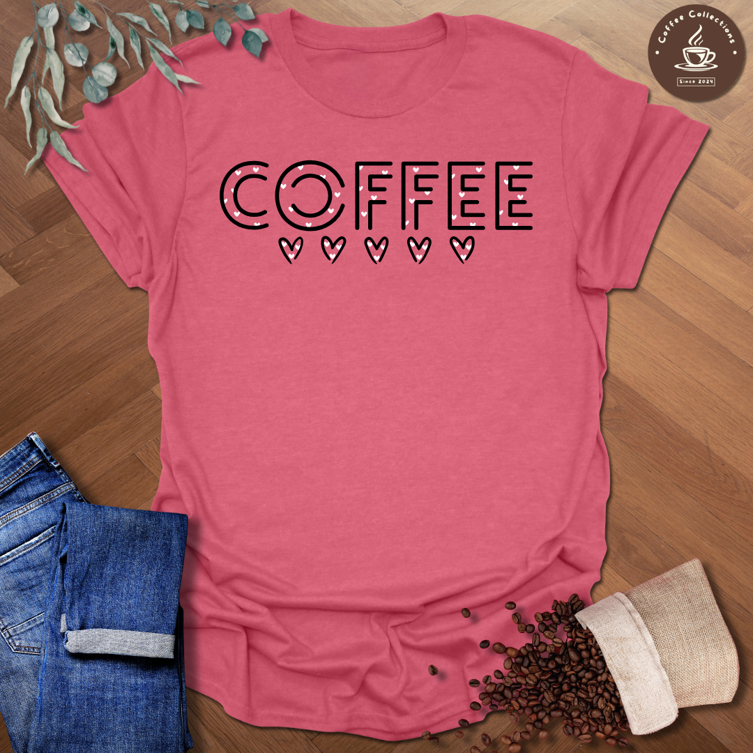 Coffee Hearts T-Shirt