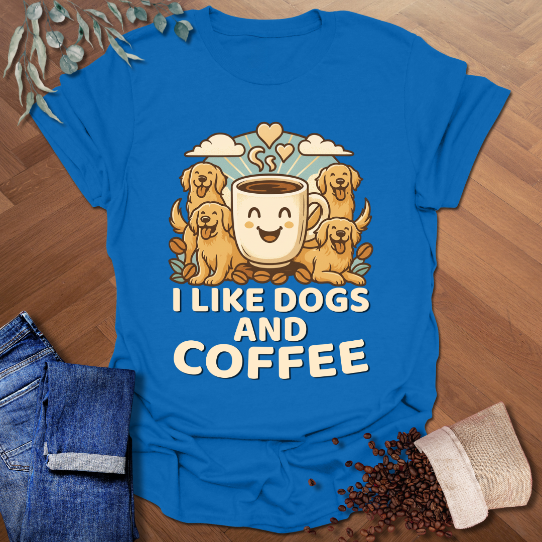 Dogs and Coffee T-Shirt
