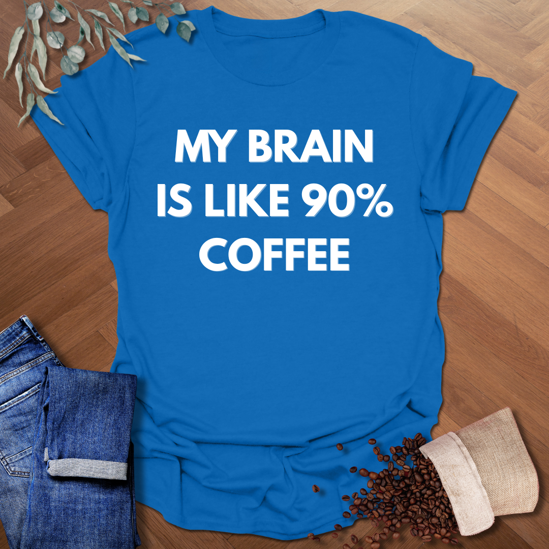 90% Coffee T-Shirt