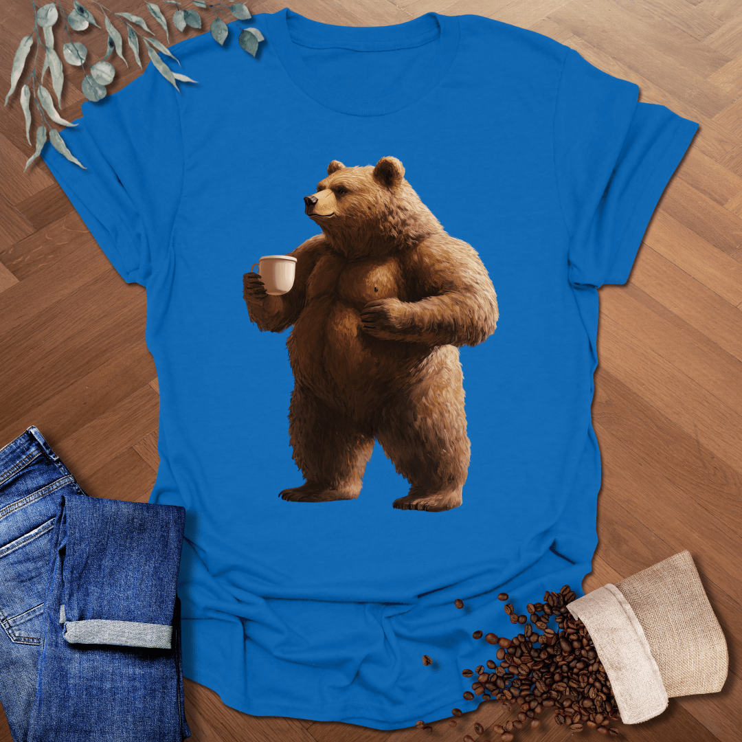 Bear With Coffee T-Shirt