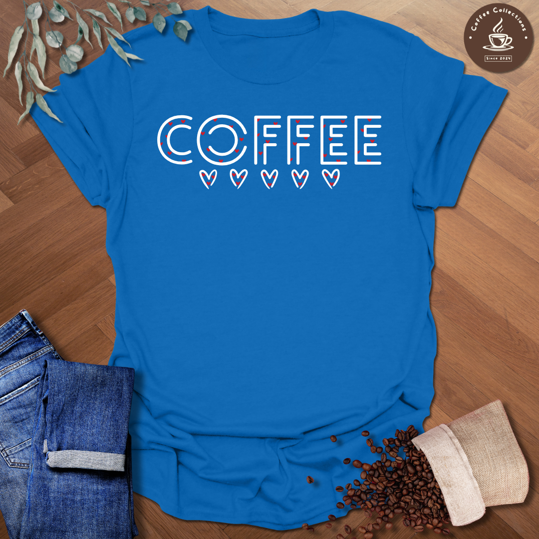 Coffee Hearts T-Shirt