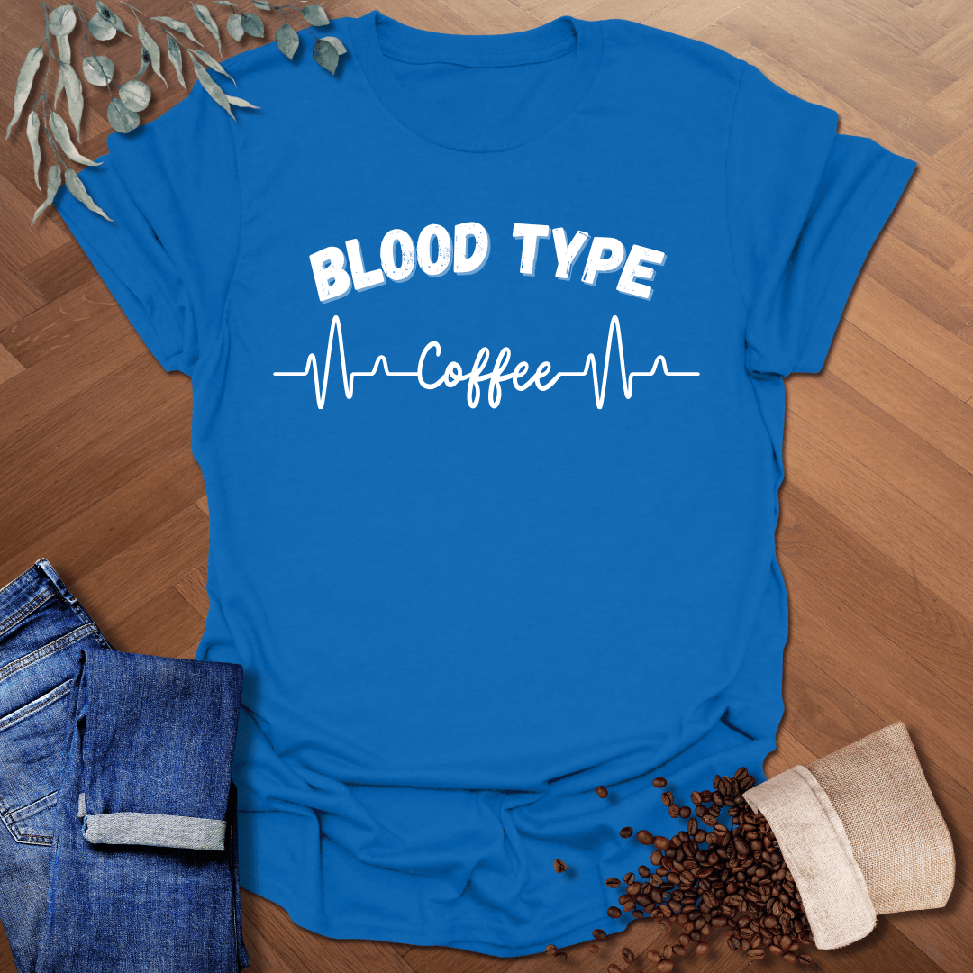Blood Type Coffee T-Shirt