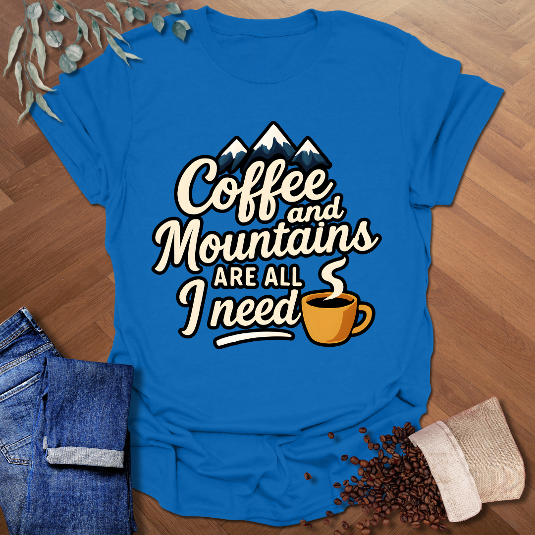 Coffee and Mountains T-Shirt
