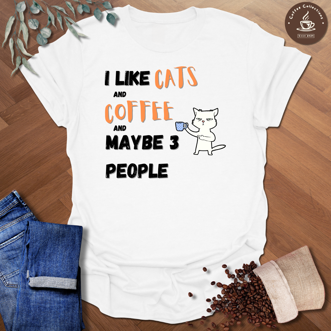 Cats and Coffee T-Shirt
