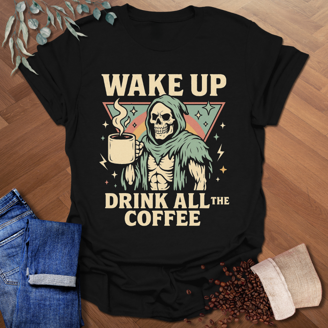 Skeleton Wake Up T-Shirt
