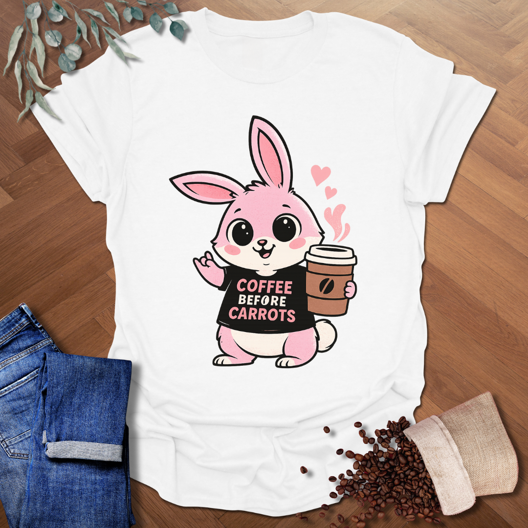 Coffee Before Carrots T-Shirt