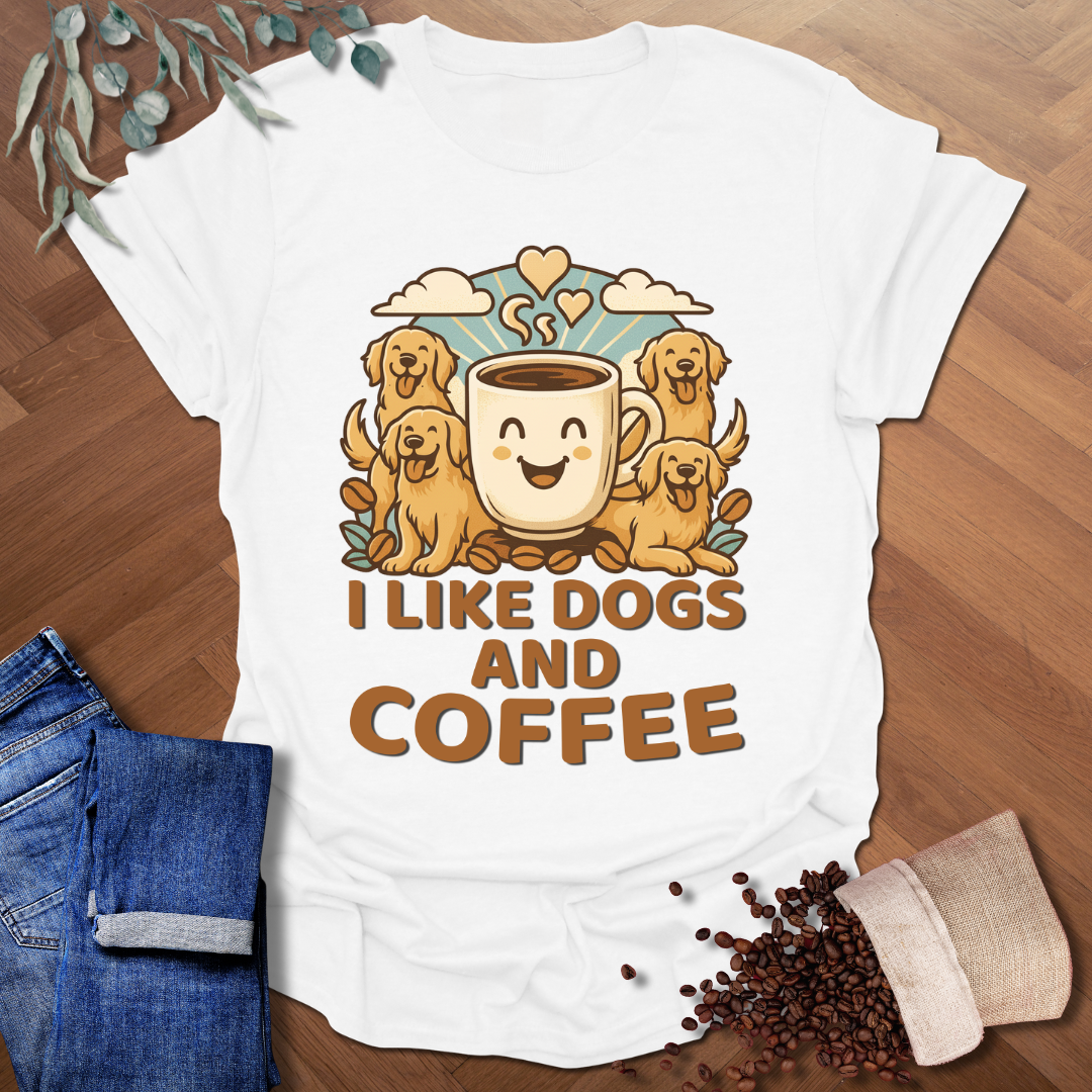 Dogs and Coffee T-Shirt