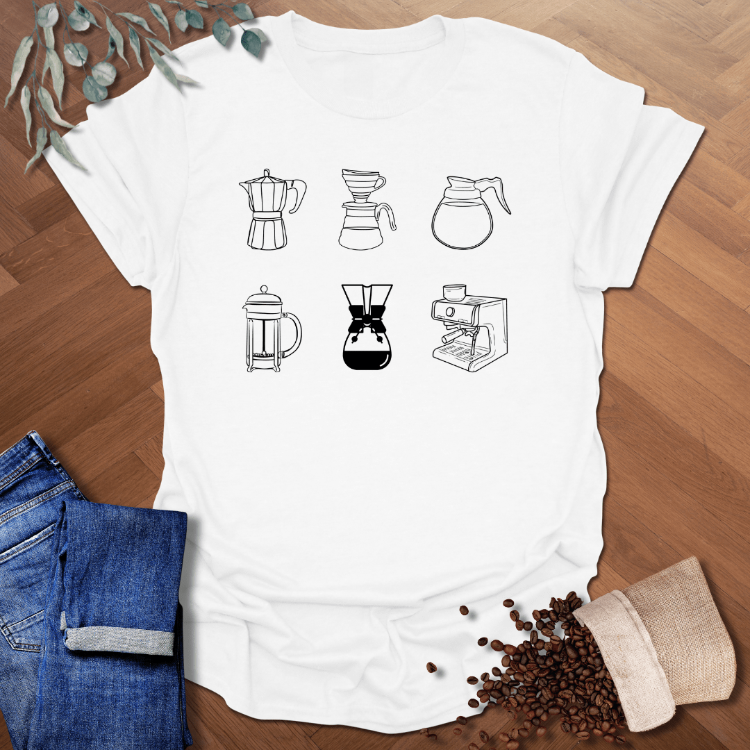 Coffee Brewing Gear T-Shirt