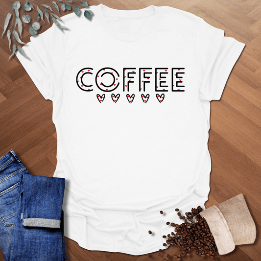 Coffee Hearts T-Shirt