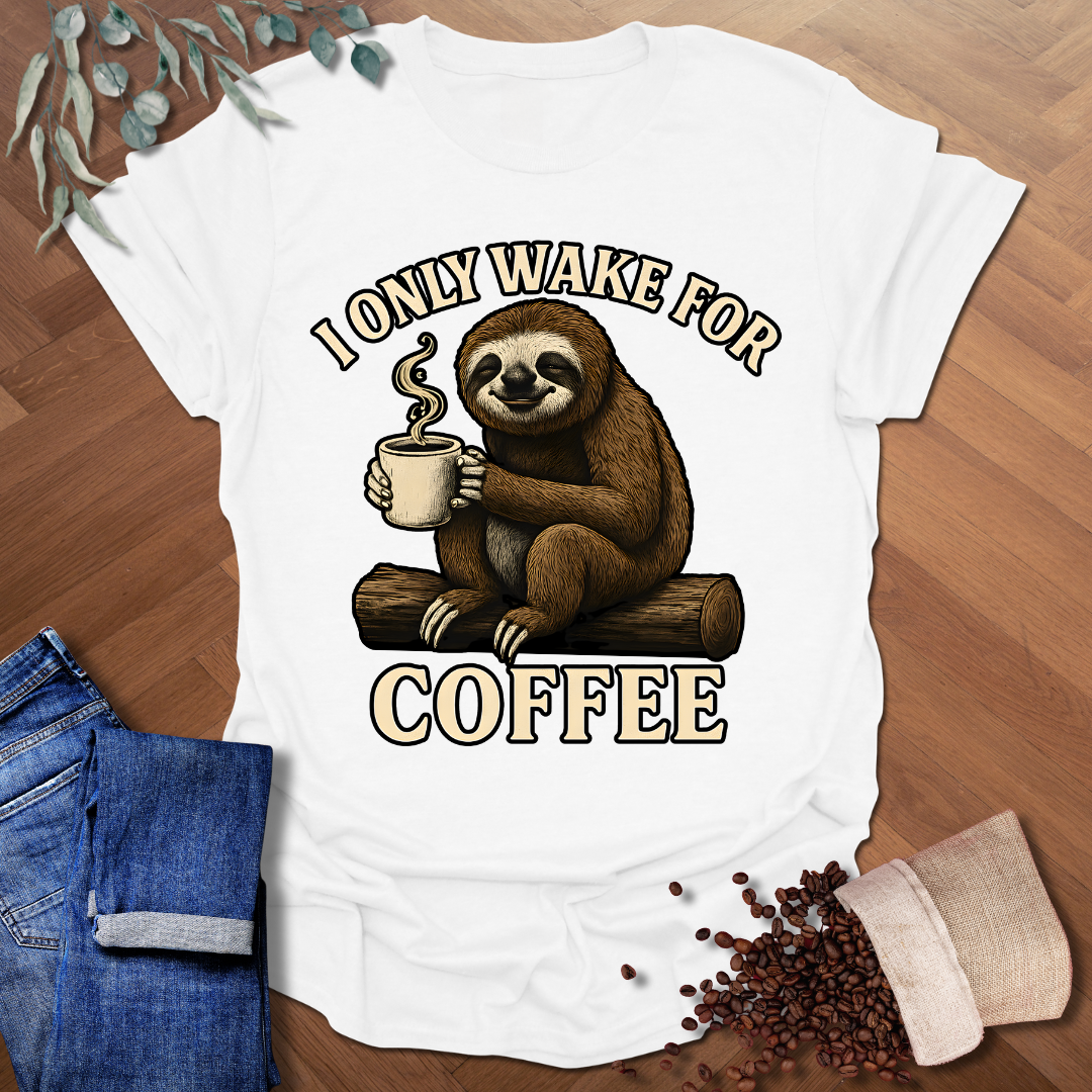 Only Wake For Coffee T-Shirt