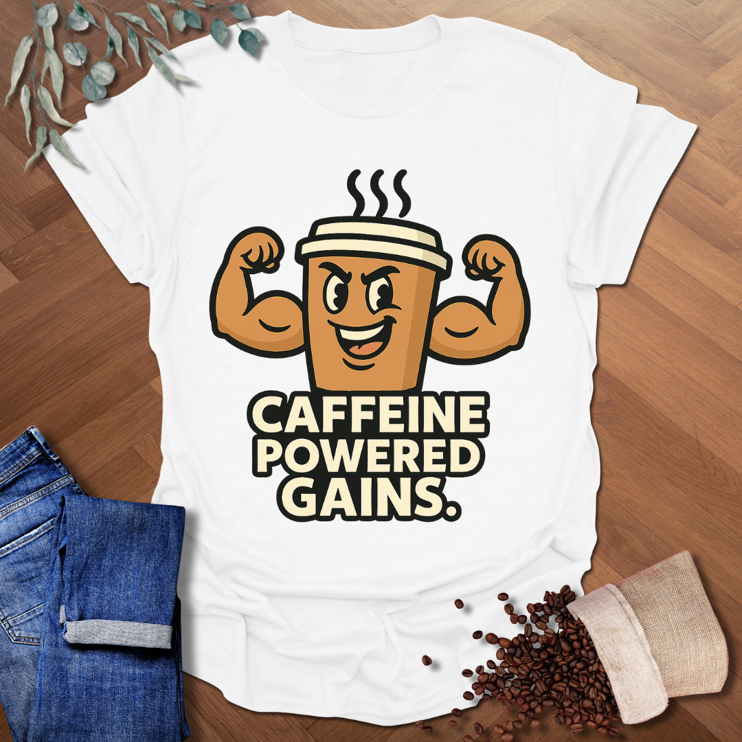 Caffeine Powered Gains T-Shirt