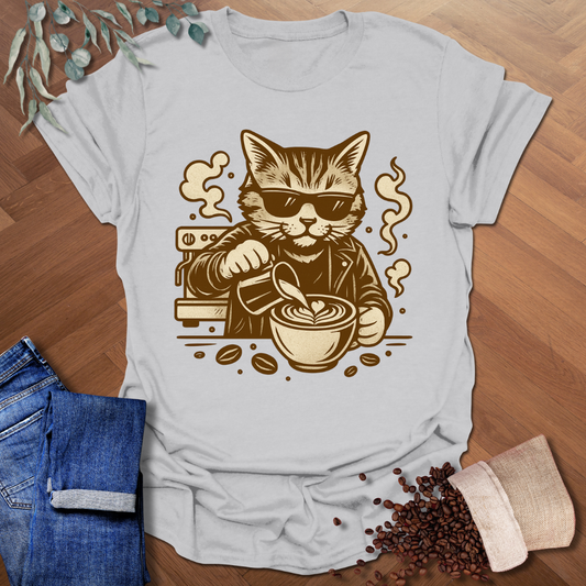 Cat Barista T-Shirt