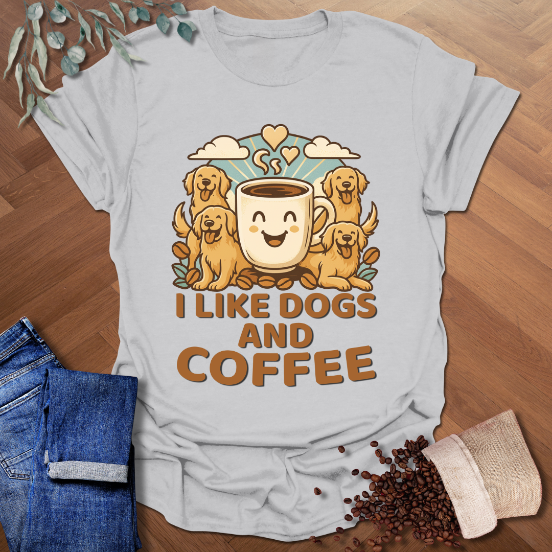 Dogs and Coffee T-Shirt