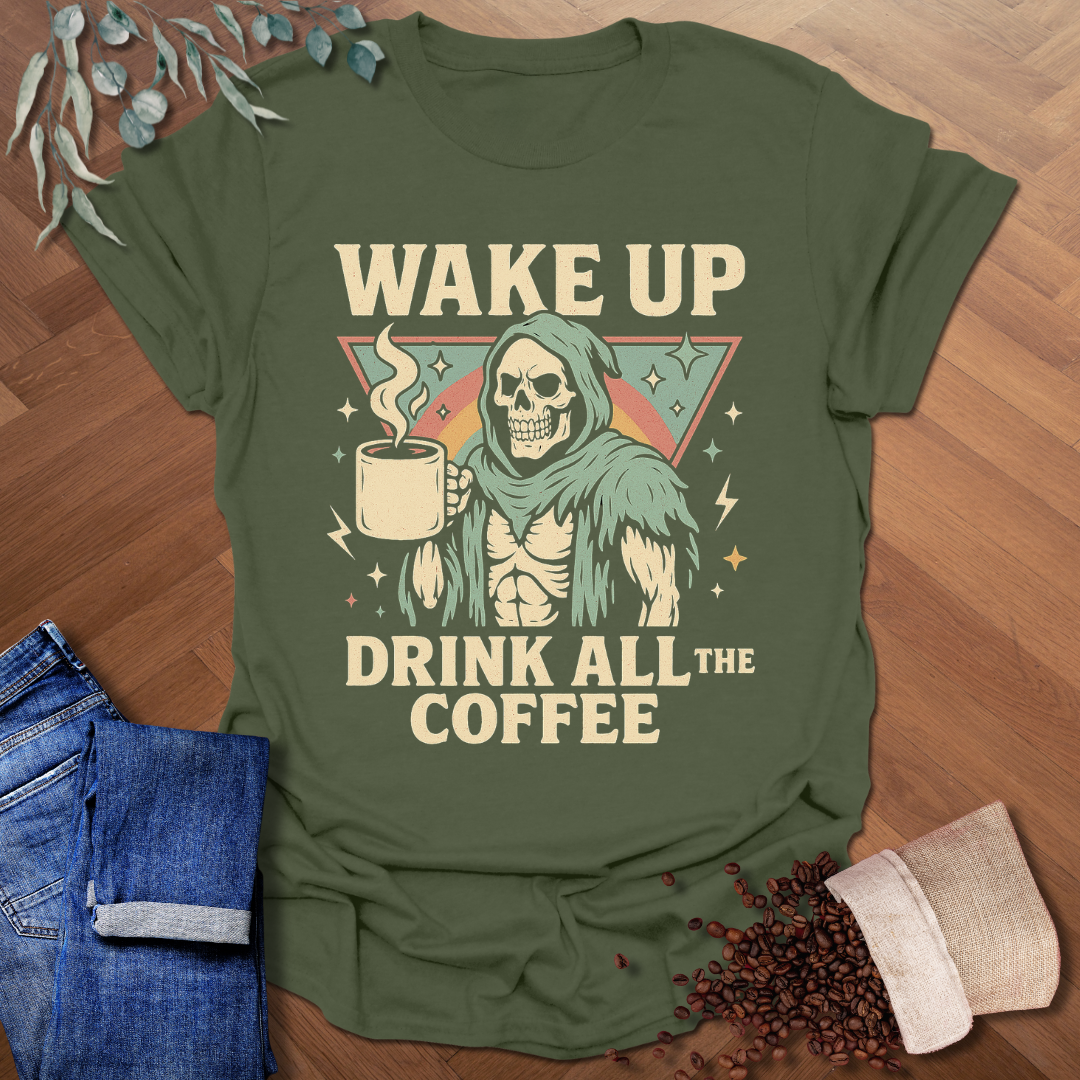 Skeleton Wake Up T-Shirt