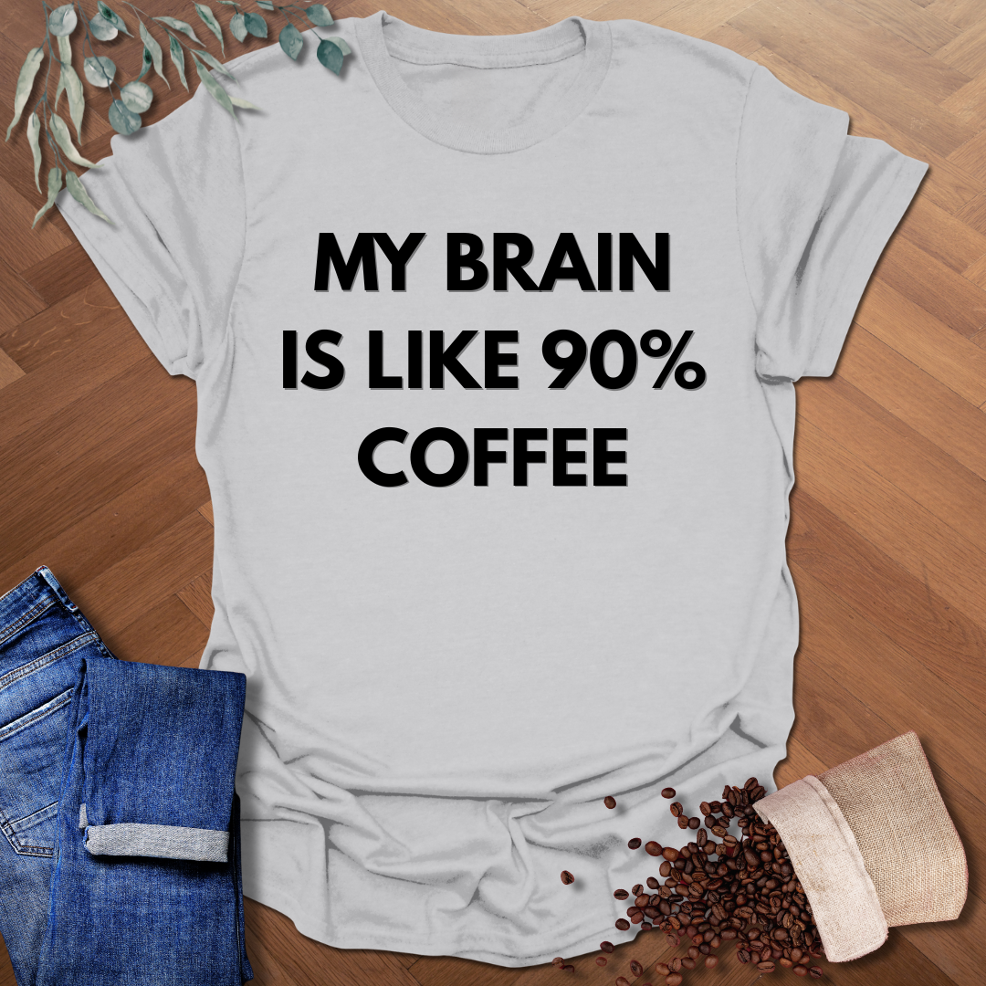90% Coffee T-Shirt