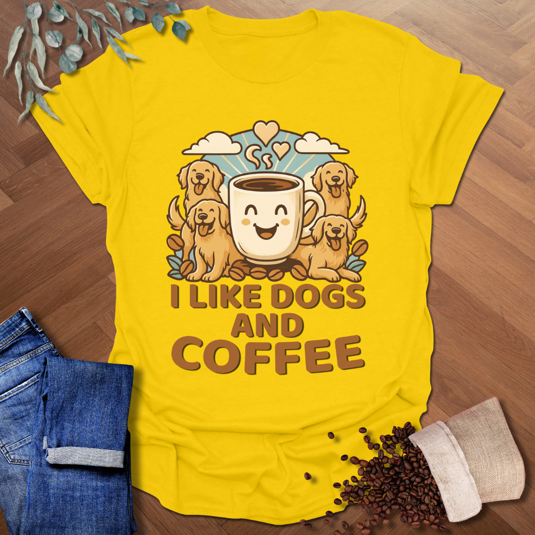 Dogs and Coffee T-Shirt