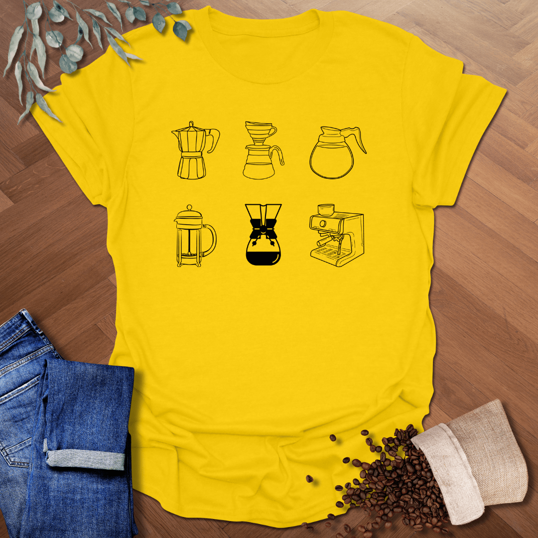 Coffee Brewing Gear T-Shirt