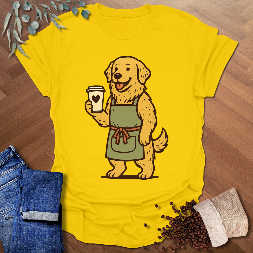 Barista Dog T-Shirt