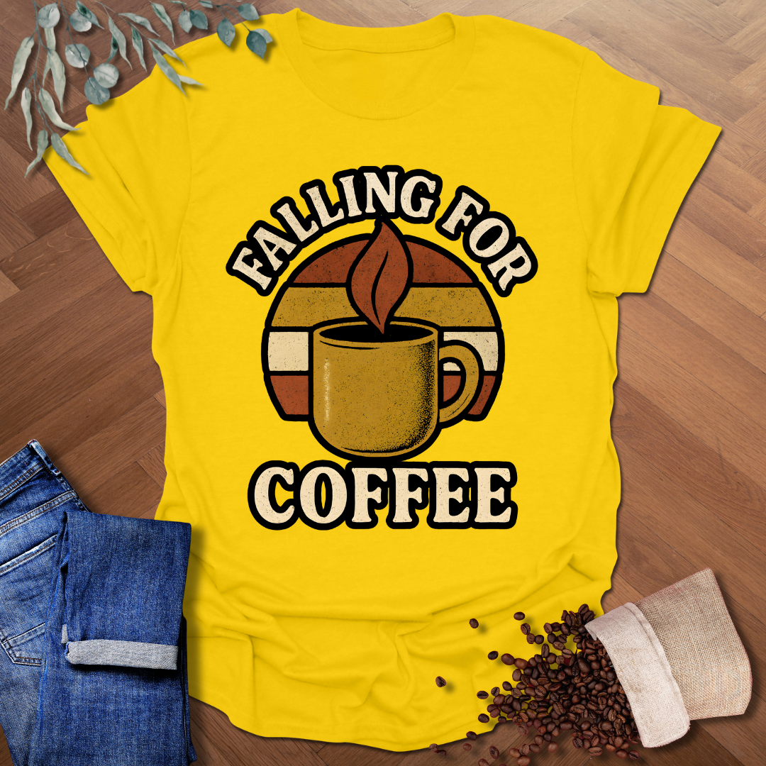 Falling For Coffee T-Shirt