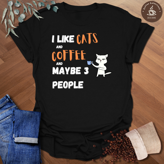 Cats and Coffee T-Shirt