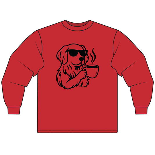 B/W Dog Long Sleeve - Joanne