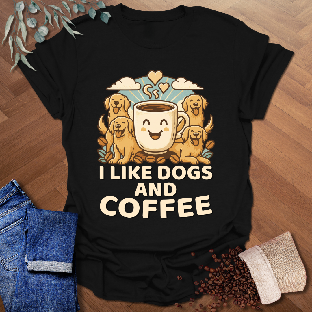 Dogs and Coffee T-Shirt