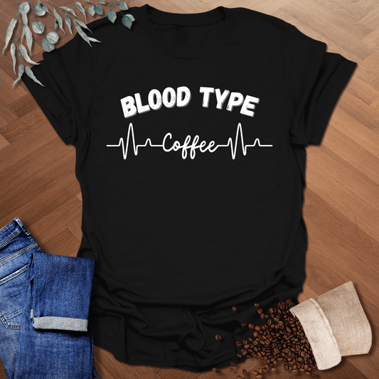 Blood Type Coffee T-Shirt