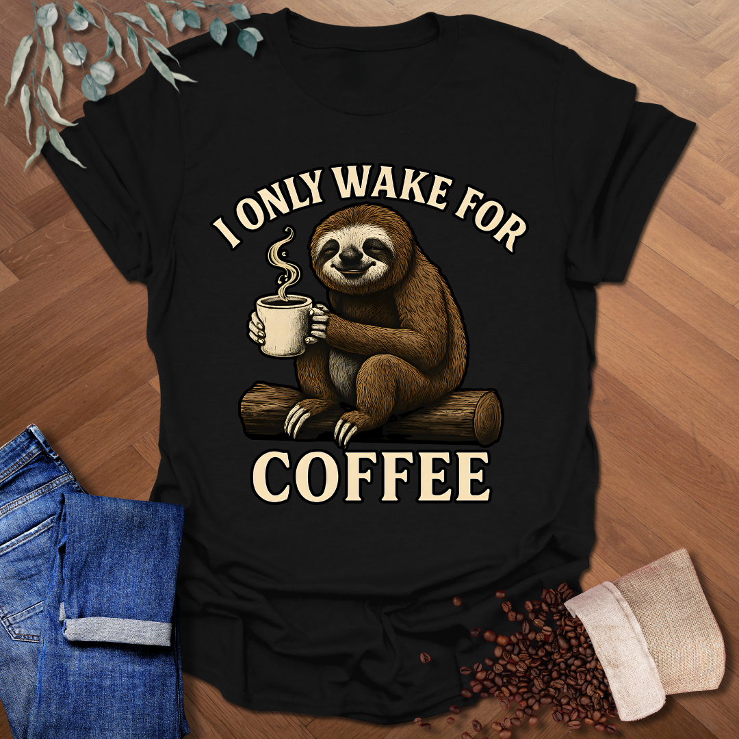 Only Wake For Coffee T-Shirt