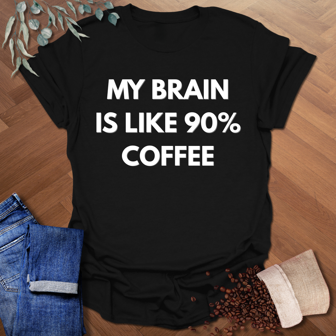 90% Coffee T-Shirt