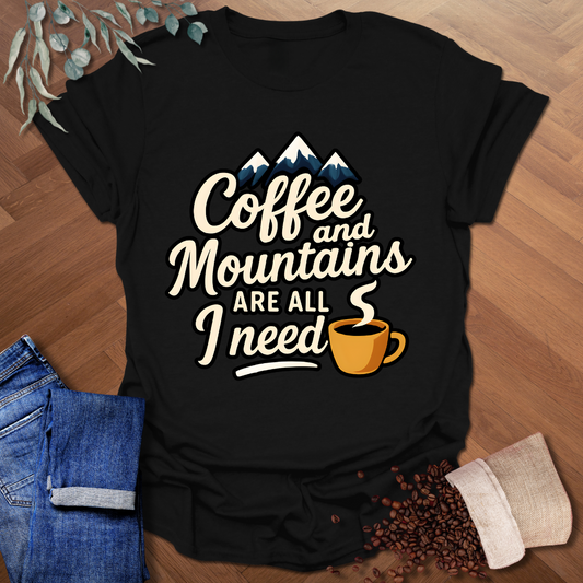 Coffee and Mountains T-Shirt