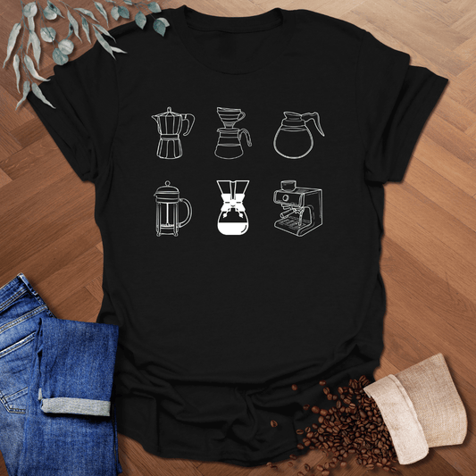 Coffee Brewing Gear T-Shirt