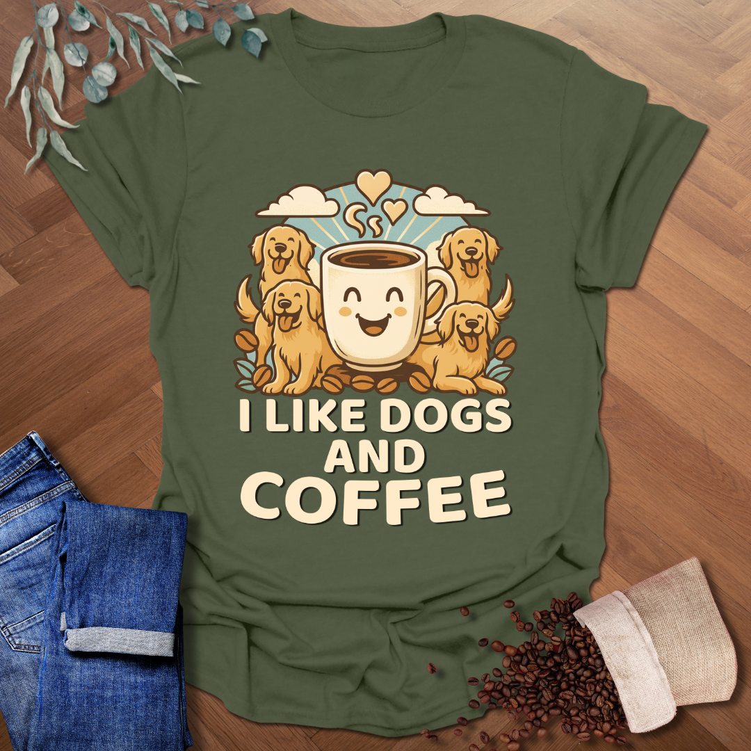 Dogs and Coffee T-Shirt