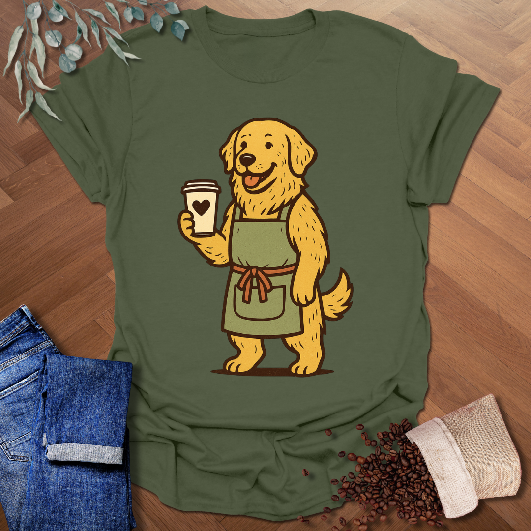 Barista Dog T-Shirt