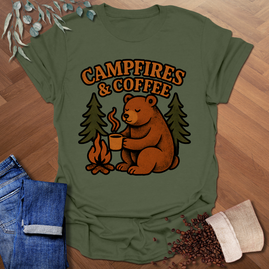 Campfires & Coffee T-Shirt