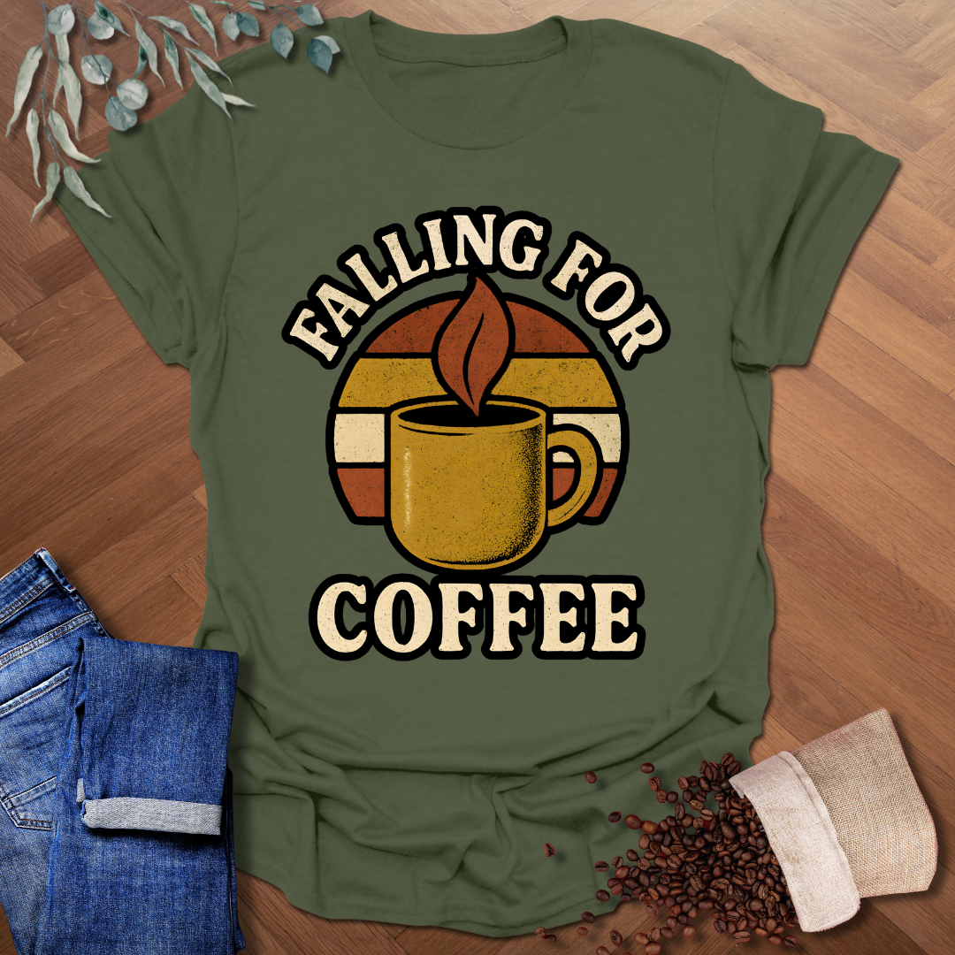 Falling For Coffee T-Shirt