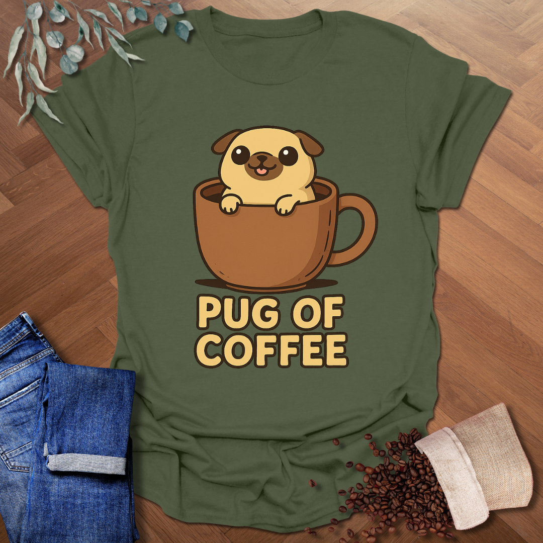 Pug Of Coffee T-Shirt