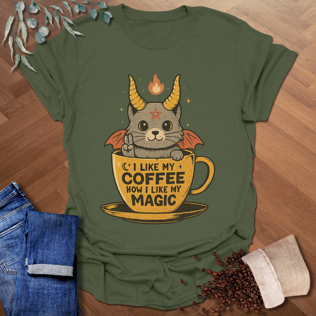 Black Magic Cat T-Shirt