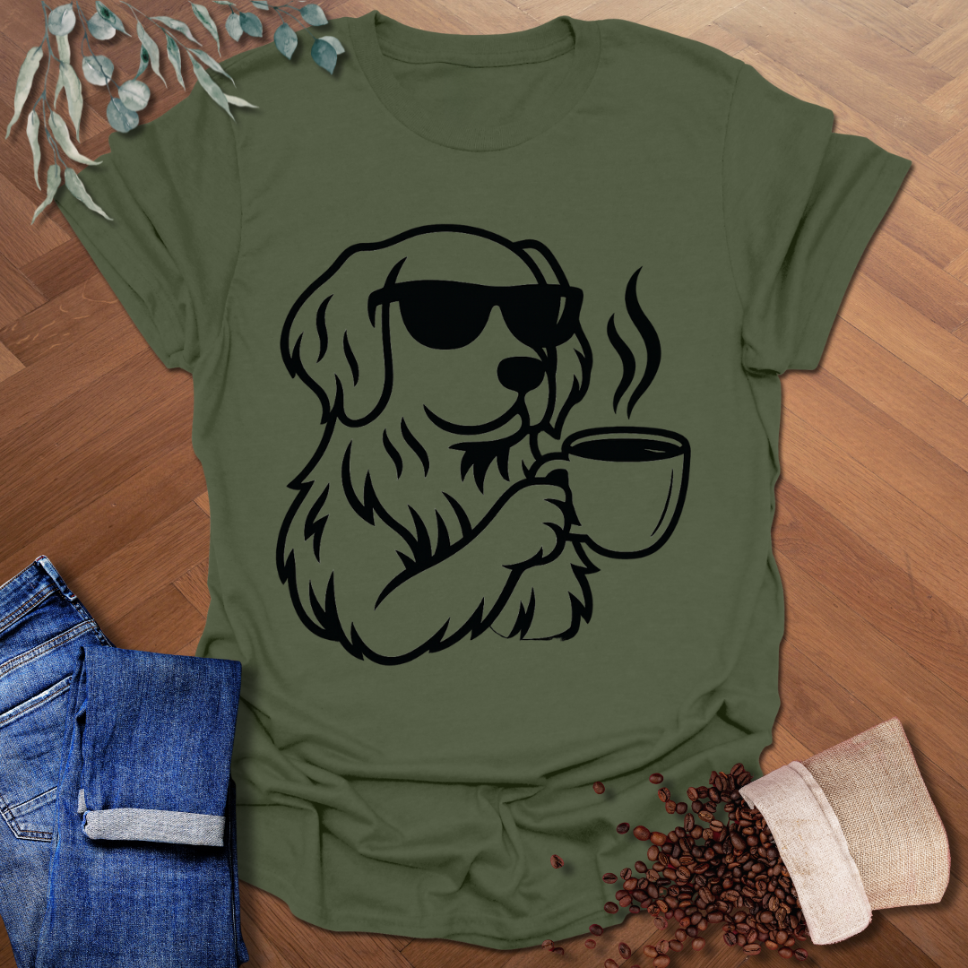 B/W Dog T-Shirt