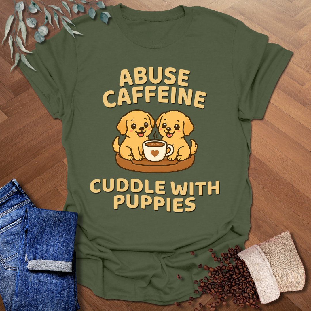 Cuddle With Puppies T-Shirt