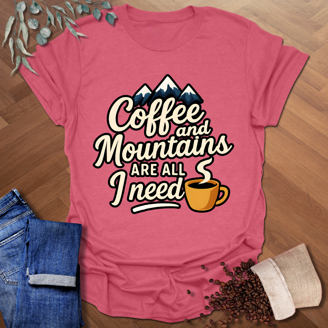 Coffee and Mountains T-Shirt