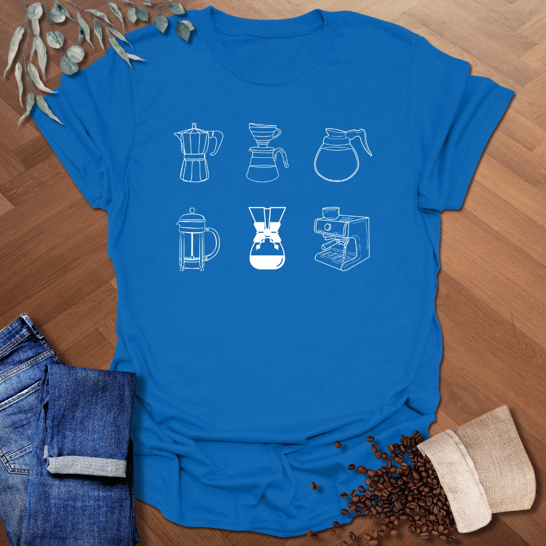 Coffee Brewing Gear T-Shirt