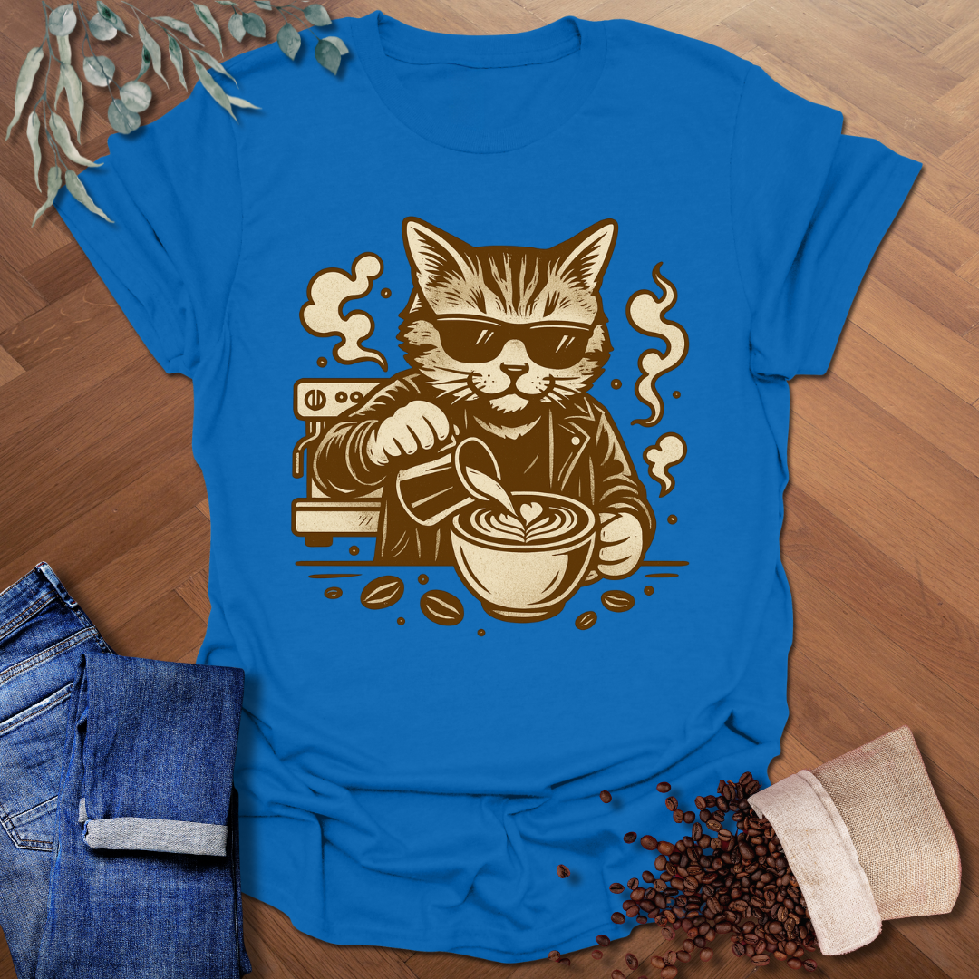 Cat Barista T-Shirt