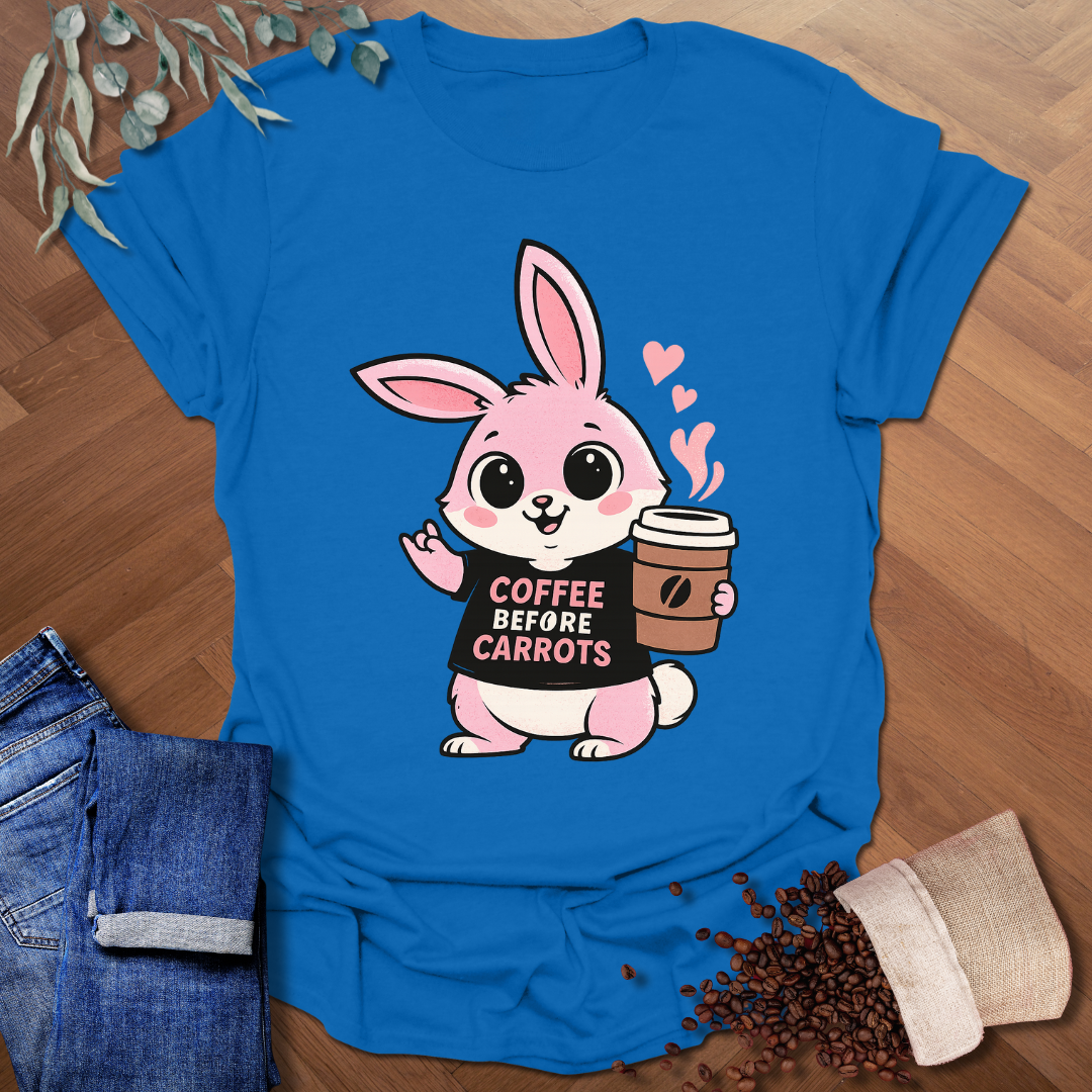 Coffee Before Carrots T-Shirt
